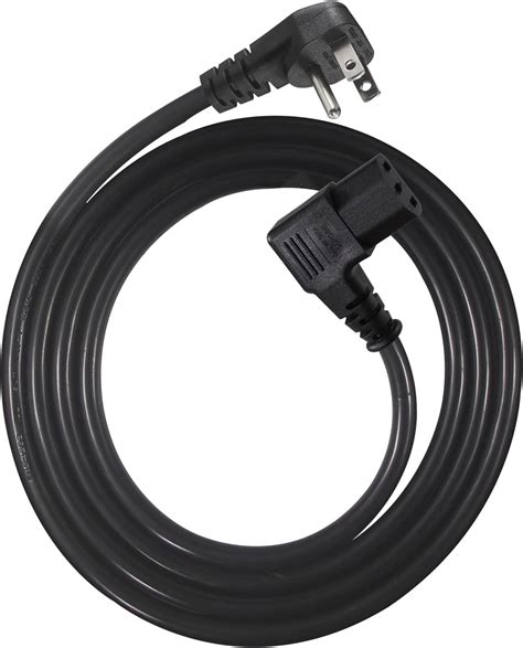 90 Degree Computer Power Cord - 6FT Right Angle IEC Power Cord ...