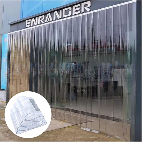 Amazon.com: SYFXZZDS Transparent PVC Strip Door PVC Plastic Vinyl Strip ...
