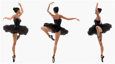 Photo Studio Setup with Female Ballet Dancer 3D model | 3D Molier ...