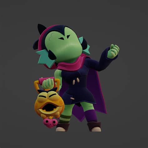 STL-Datei Willow - Brawl Stars・Design für 3D-Drucker zum herunterladen ...