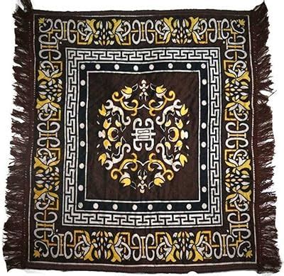 Buy Dehati Store Blue Velvet Pooja mat Pooja Asan Set of 1 Pc (19 x 18 ...