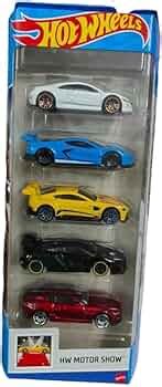 Hot Wheels Car 2024 HW Motor Show Pack of 5 (17 Acura NSX, Corvette C8 ...