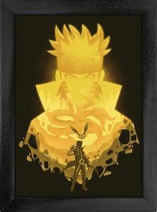 Six Paths Jinchuriki Poster with Frame (Black) Paper Print - Comics ...