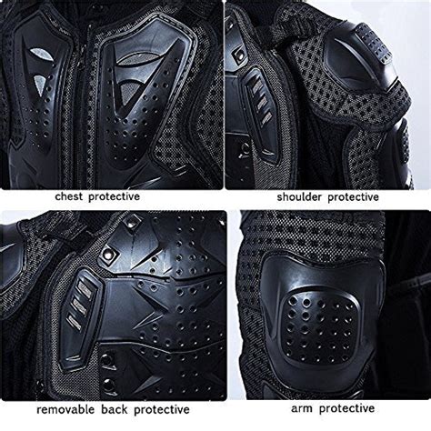 WILDKEN Motorbike Protective Armour Chest Back Spine Armor Protector ...