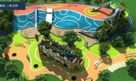 现代儿童室外娱乐区- 建E网3D模型下载网