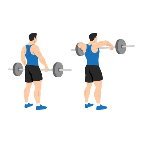 Wide Grip Upright Rows