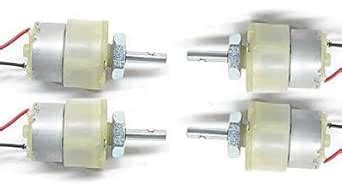 GALLERY4ELECTRONICS 150 RPM ROBO MOTOR 6-12VOLT DC (4) : Amazon.in ...