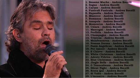 Andrea Bocelli's Greatest Hits | Best Songs Of Andrea Bocelli | Best ...