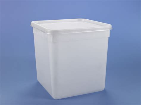 Square Plastic Containers 90mm 250ml - Storage Ideas