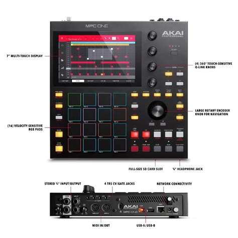 Buy Akai Professional MPC One Standalone Sampler and Sequencer Online ...