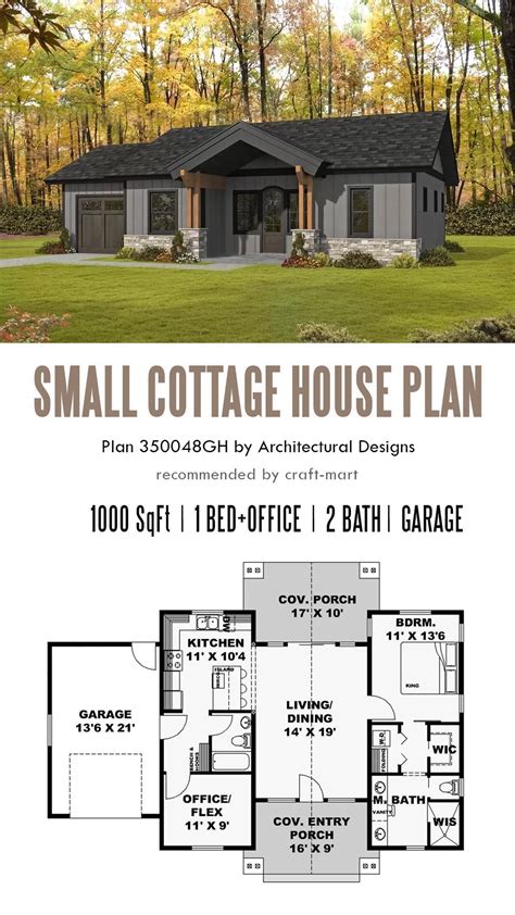 11 Small Cottage House Plans: Charming and Budget-Friendly | Small ...