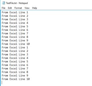 Image result for VBA Excel to Text File