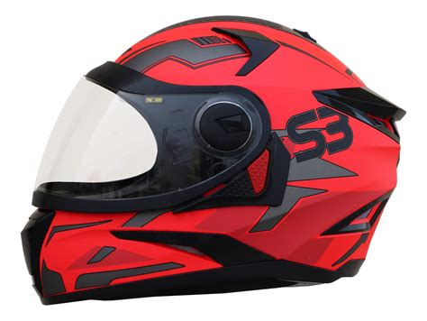 Steelbird SBH-17 Terminator Full Face Graphic Helmet in Glossy Fluo ...