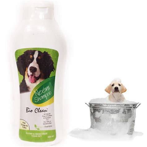 Wuff Wuff Bio Clean 500 ml Neem Shampoo for Dogs & Cats : Amazon.in ...