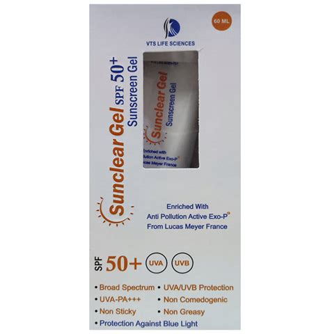 Sunclear Sunscreen Gel SPF 50 – Classic Derma