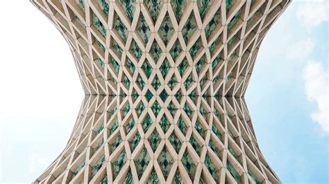 Wallpaper building, architecture, symmetry, modern hd, picture, image