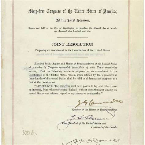 Image result for 16th Amendment