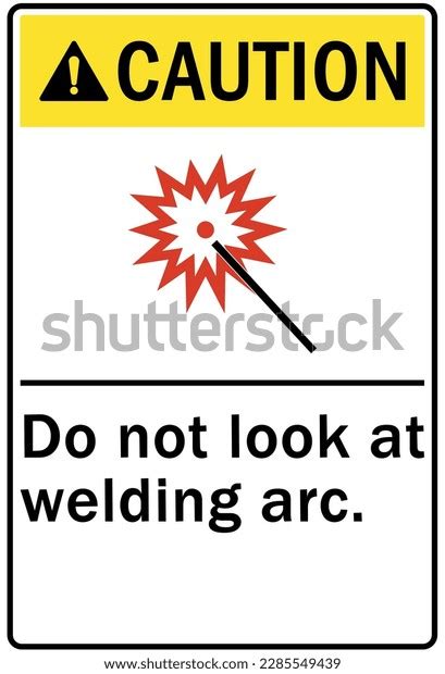 Image result for Welding Flash Hazard Sign