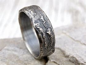Image result for Silver Wedding Rings for Men