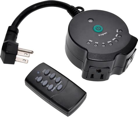 Clear Power Outdoor Lighting Timer, Water Resistant Photoelectric ...