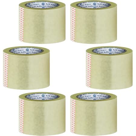 Heavy Duty Transparent Packing Tape - 3 inches 65 metre High Strength ...