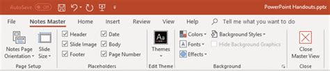 Image result for Notes Master PowerPoint