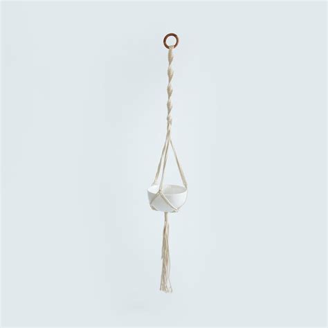 Buy Splendid Rope Hanging Planter from Home Centre at just INR 599.0