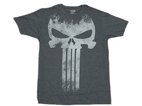 Buy The Punisher Marvel Big Skull Logo Frank Castle Men's T Shirt NEW ...