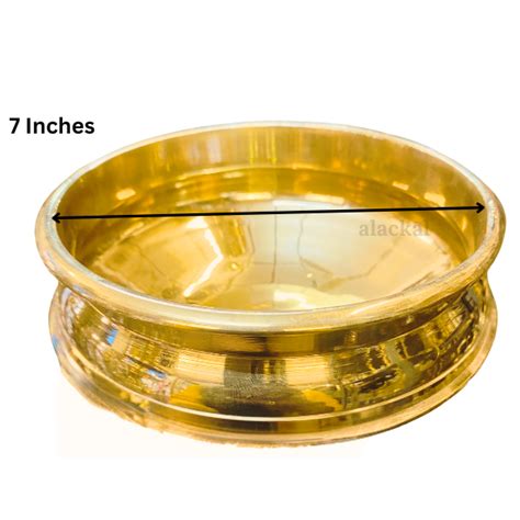 BRASS URULI FOR KEEPING BUTTER FOR KRISHNA | VISHUKANI – Alackal Bell ...