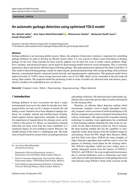 Image result for Object Detection Using Yolo Images Detecting Garbage in W Water