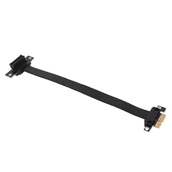PCIE 3.0 1X Riser Cable, 8Gbps PCIE Riser Card Ribbon Extender Full ...