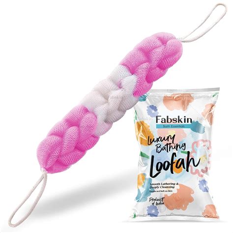 Buy Fabskin Luxury Back Scrubber Loofah Belt for Bathing For Men and ...