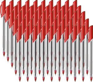 Claro by Milton Trion bold pack of 50pcs Red Ink Ball Pen - Buy Claro ...