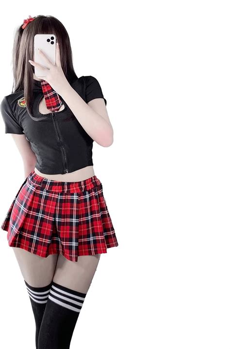 Buy mzenuop Women School Girl Lingerie Costume Sexy Lingerie Set ...