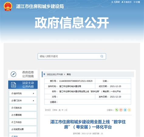 数字政府改革建设_湛江市人民政府门户网站