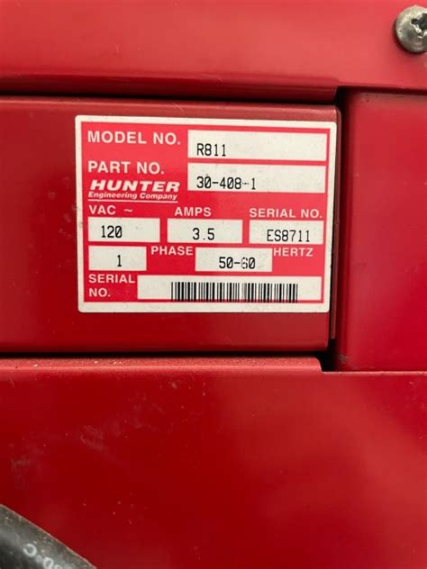 Image result for Hunter R611 Alignment Machine