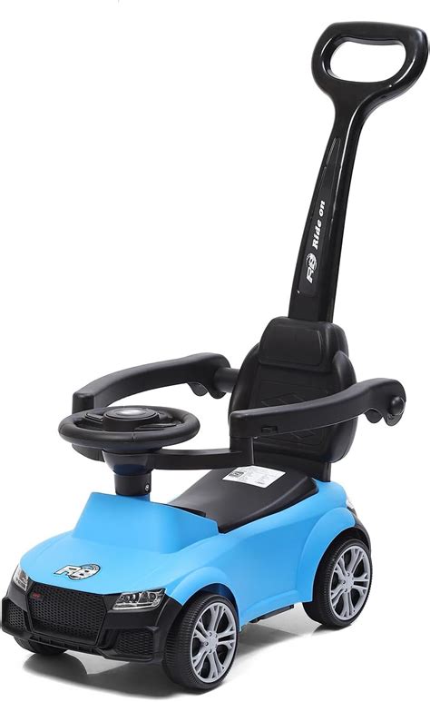 Fun Ride Kids Push Car Rabbit Toy Car Backrest and Under Seat Storage ...