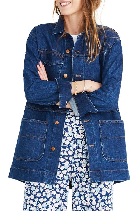 Madewell Oversized Denim Chore Jacket | Nordstrom