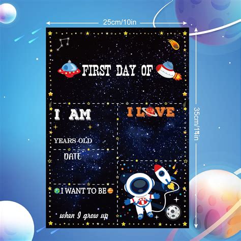 Buy Whaline First and Last Day of School Chalkboard Double-Sided Outer ...