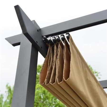 Aleko ALEKO PERGFAB13X10SD-UNB 13 x 10 ft. Pergola Canopy Fabric ...