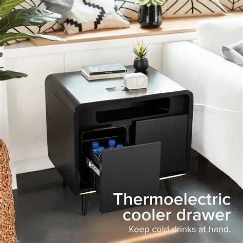 Buy sobro Smart Side/Nightstand Table - with Cooling Drawer, Wireless ...