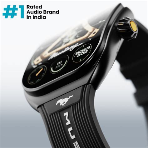 GoBoult Mustang Muscle Black Fury | Premium Mustang Smartwatch