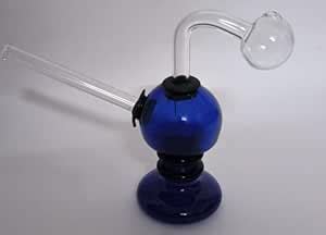 Buy MFT 4 INCH Transparent Blue BUBLER Smoking Weed HANDPIPE Glass Bong ...