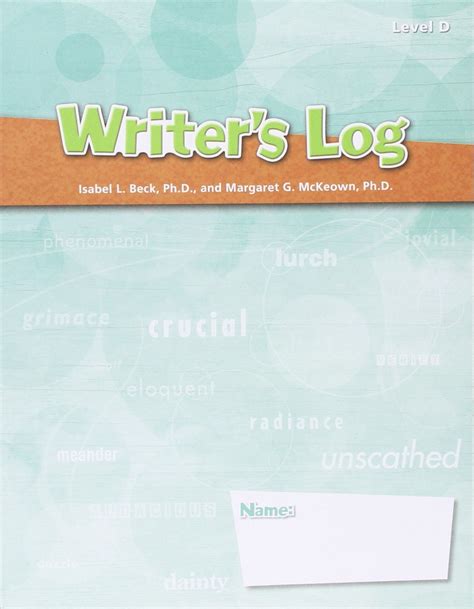 Writer's Log, Grades 5-8 Level D (Steck-vaughn Elements of Reading ...