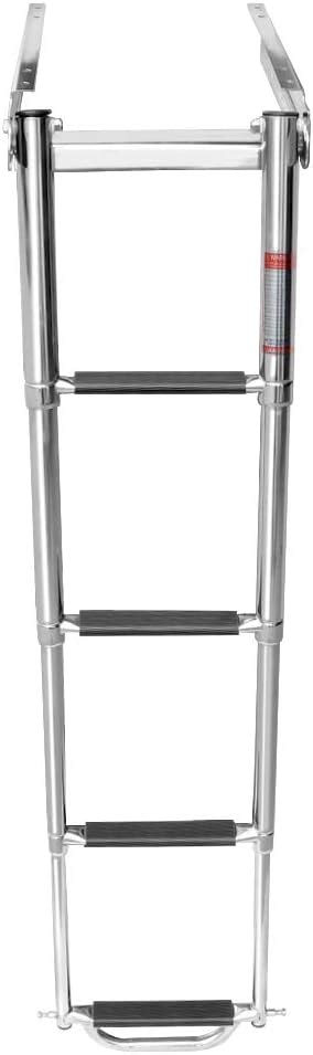 Hoffen 4 Step Boat Ladder, Under Platform Slide Mount Boat India | Ubuy
