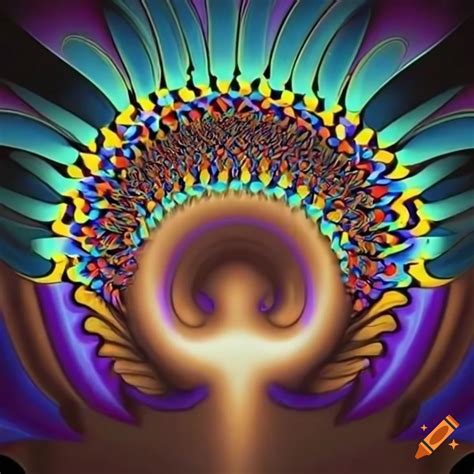 Mind-bending optical illusion artwork on Craiyon