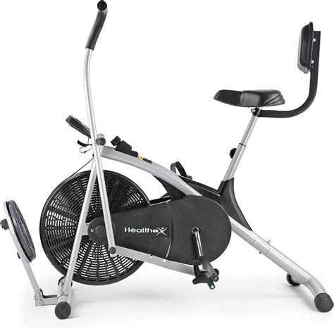 Healthex Air Bike Exercise Cycle for Home Use | Cardio Air Bike Cycle ...
