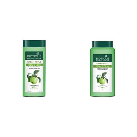 Biotique Bio Green Apple Fresh Daily Purifying Shampoo and Conditioner ...