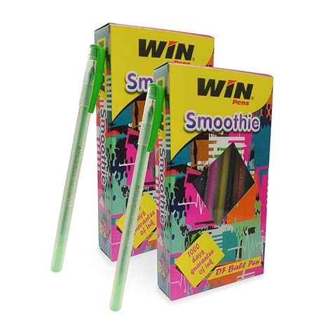 Win Smoothie Ball Pen | 0.7mm Tip Size | Firm Grip For Comfortable ...