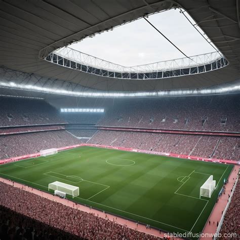Modern Football Stadium with 20,000 Capacity | Stable Diffusion Online